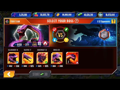 BOSS FIGHTS - BOSS VS BOSS|| OUROBOROS 66|| Jurassic World The Game