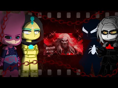 entidades cósmica e vilões reagindo ao rap do knull blaze