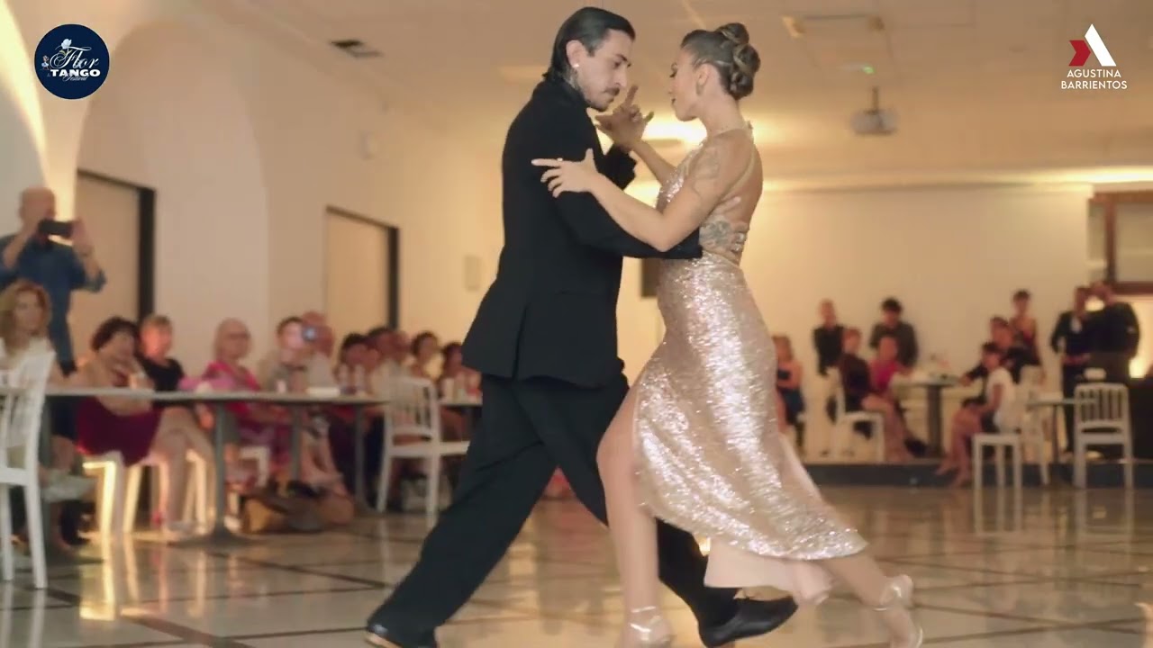 BRUNA  ESTELLITA y JULIÁN SÁNCHEZ (3/3) bailando en Flor de Tango Festival.