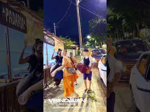 Harinama in Alto Paraiso de Goias