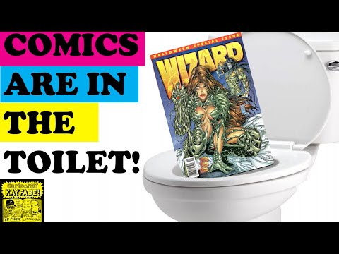 Comics are in the TOILET! Wizard Magazine 63, November 1996