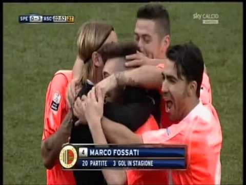 spezia vs ascoli 4-3 marco ezio fossati