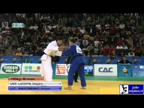 Dmytro Luchyn (UKR) - Arturs Nikiforenko (LAT) [-100kg] bronze
