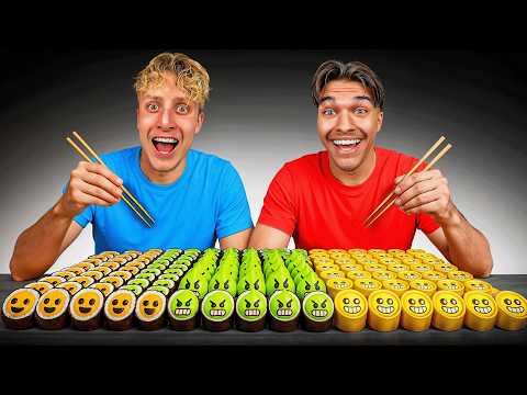 Le Premier Qui Mange Tous Les SUSHI BRAWL STARS Gagne