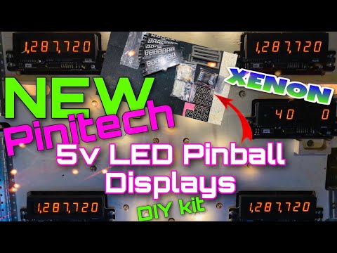 PINITECH UNO Display Kit for our Bally Pinball Machine