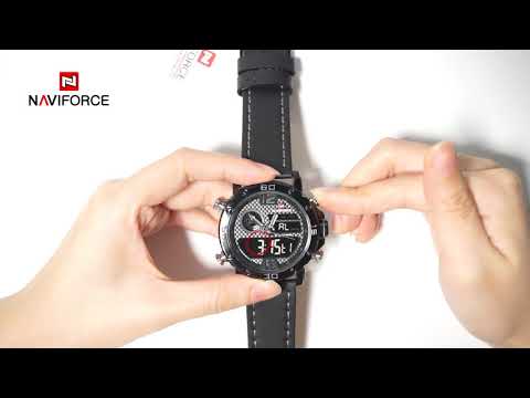 The convenient way to set the time of NF 9134 (Naviforce Digital Watch)