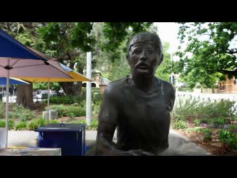 Memorial to Spiridon Louis, 1896 Olympic Games, Berwick, Melbourne, Australia RX100 II