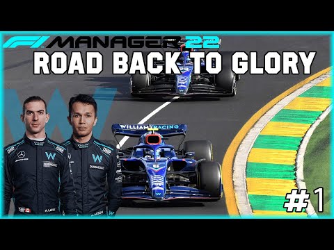 F1 Manager 2022 - ROAD BACK TO GLORY Part 0 (Williams career mode) Trailer