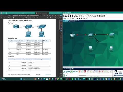 Cisco Netacad/CCNA - LAB 4.5.2 - Implement inter-VLAN routing