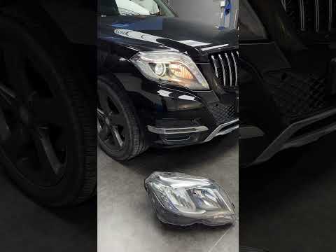 X204 How to Remove and Install 09-15 Mercedes GLK250 - GLK350 Headlight Replacement。