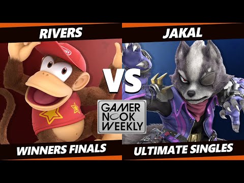 GNW 13 Winners Finals - Rivers (Diddy Kong) Vs. Jakal (Wolf) Smash Ultimate - SSBU