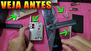 Fechadura Inteligente 6 em 1 IDALI LIFE Biometria, Senha Touch, Senha Temporária, App, Chave e Tag