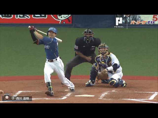 ファイターズ・西川 1発含む3安打2打点2盗塁と大暴れ!!