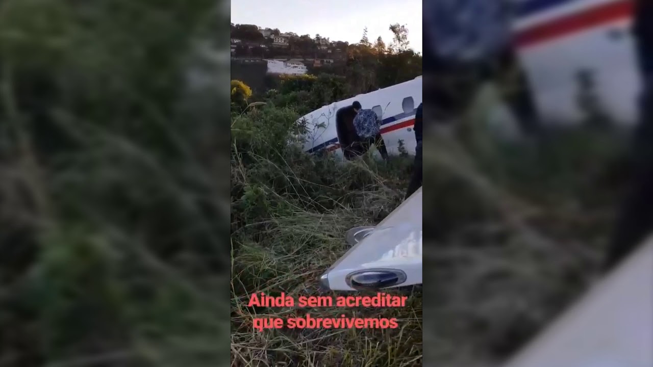 Imagem: Em sua conta no Instagram, DJ Alok posta vídeo da aeronave fora da pista