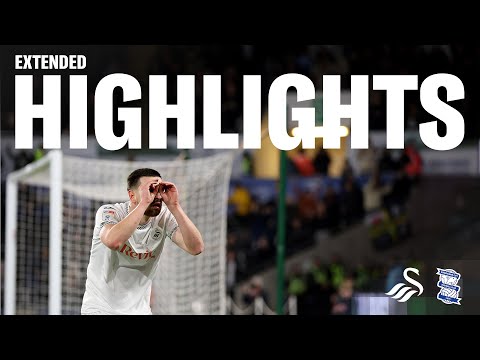 Swansea City v Birmingham City | Extended Highlights