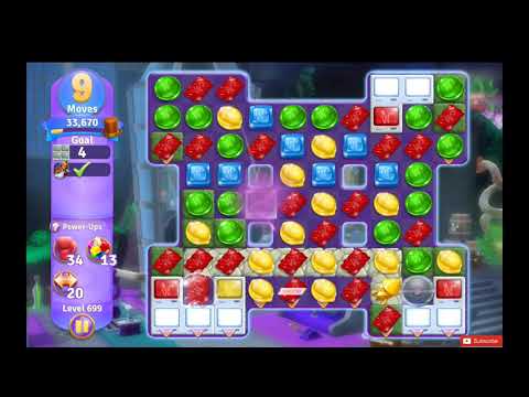 Wonka's World of Candy Level 699 NO BOOSTERS - A S GAMING ✔