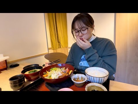 観光ビジネス学科 【大戸屋で朝ごはん】今、悩んでる事と後悔してることを色々とお話しします
