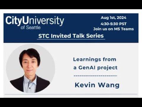 Learnings from a GenAI project - Kevin Wang, Software Engineer ...