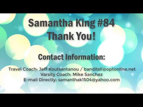 Sam King Lacrosse Highlights Video