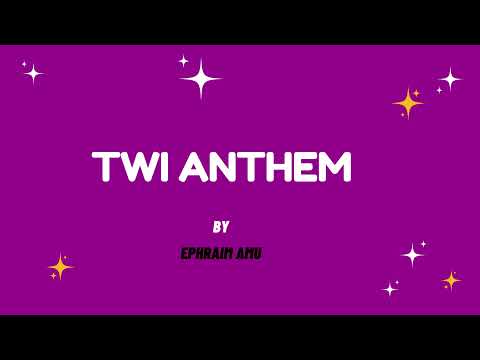 TWI NATIONAL ANTHEM BY EPHRAIM AMU. YEN ARA YA ASAASE NI