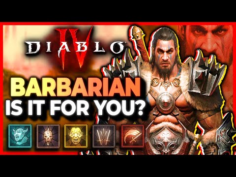 Barbarian in Diablo 4: FIRST Inside Look | (Skills Showcase, Legendary Aspects, Gameplay)