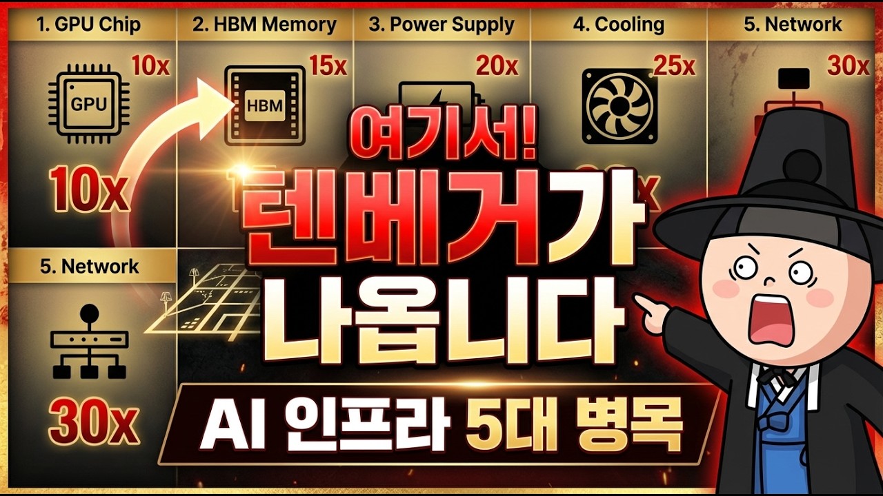 여기서 텐베거가 나옵니다 AI 인프라 5대 병목 총정리