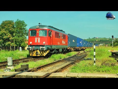LDE2100 609 008-1 & Tren FOX Rail Intermodal Train in Oradea Est Triaj - 29 July 2018