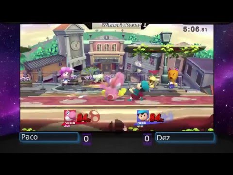 CMU Smash 4 Weekly #3 - CMU | Paco (Yoshi, Ness) vs. Dez (Ness)