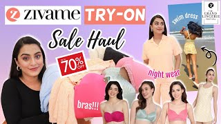 My Zivame *MUST HAVES* | Upto 70% Off SALE HAUL | Best Bras, Cami Shape wear , Swim Dress & More