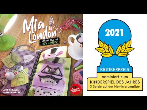 Nominiert zum Kinderspiel des Jahres 2021: „Mia London“