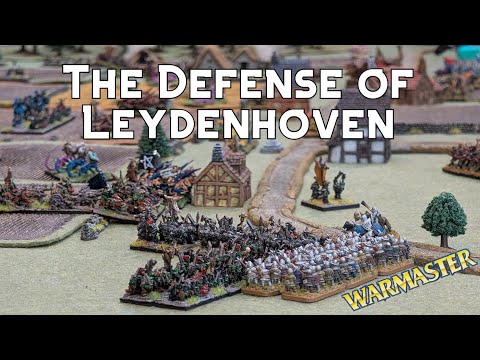 Defense Of Leydenhoven, a Warmaster Battle Report