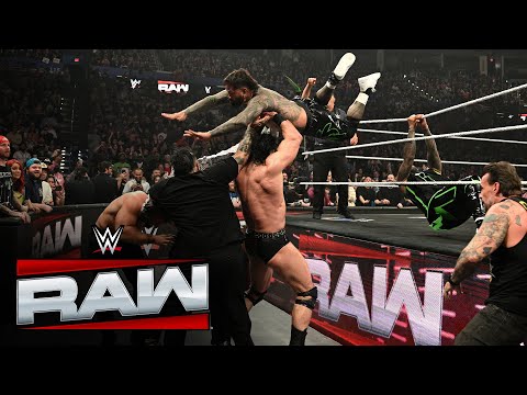 The Usos vs. Drew McIntyre & Logan Paul | WarGames Advantage Match: Raw highlights, Nov. 24, 2025