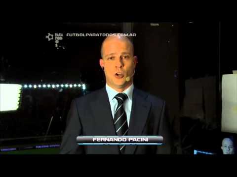 Fernando Pacini. San Lorenzo 1 - Boca 0. Fecha 14. Torneo Inicial 2013. Fútbol Para Todos