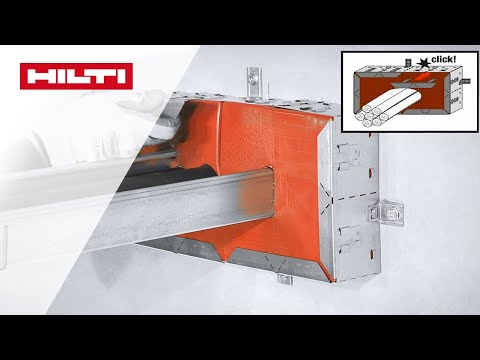 DEMO Montage der Hilti Brandschutzkabel-Manschette CFS-RCC