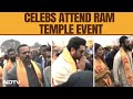 Celebs At Ayodhya Alia Ranbir Vicky Katrina Reach Ayodhya S Ram Mandir