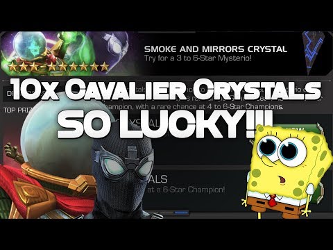 10x 6 Star Mysterio Featured Crystal Opening - SO LUCKY!!! - Marvel Contest of Champions