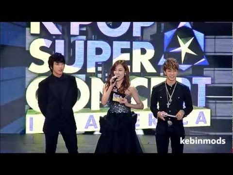 Yonghwa, Tiffany, Gikwang MC 4@ K-Pop Super Concert LA 11.10.12