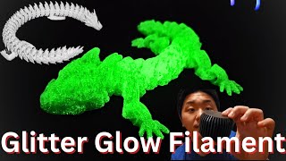 ZIRO Glitter PLA and HP3DF Glow In The Dark — Creality K1 Max Review