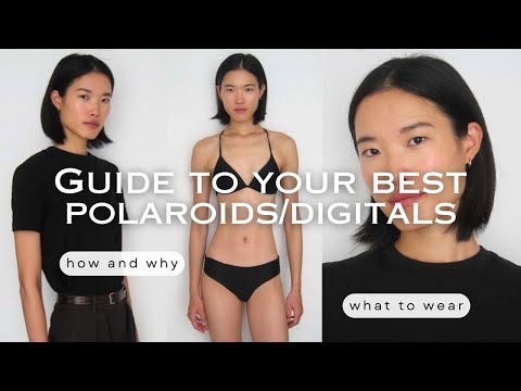 How to take modeling Polaroid/Digitals | visiting model agency & see my model card
