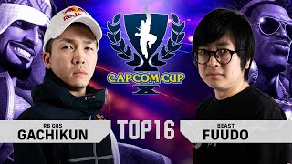 Gachikun (Rashid) vs. Fuudo (Dee Jay) - Top 16 - Capcom Cup X