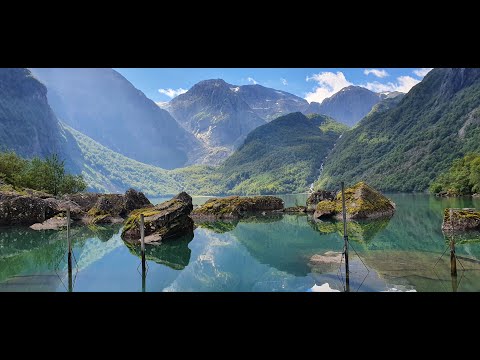 Norwegen 2022 Angeln am Maurangerfjord