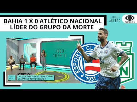 BAHIA 1 X 0 ATLÉTICO NACIONAL | TRICOLOR VENCE E GARANTE A LIDERANÇA NA LIBERTADORES