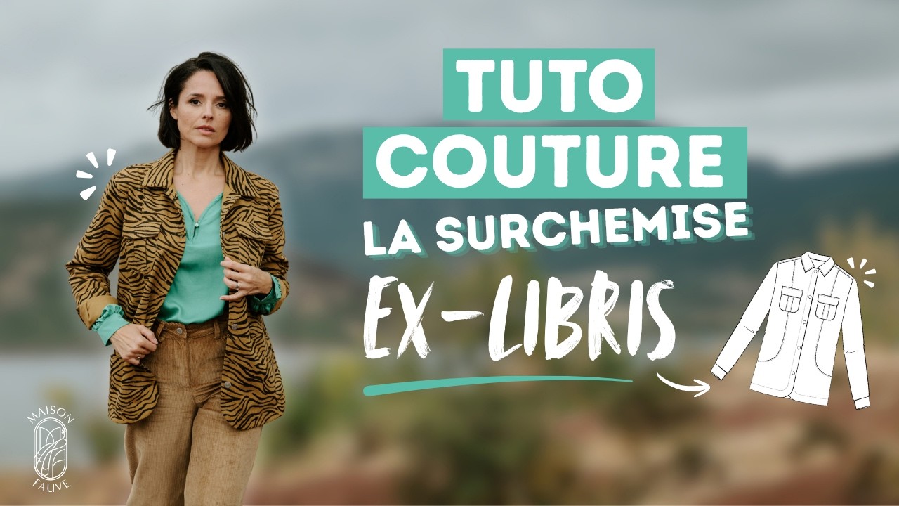 Ex Libris overshirt sewing pattern - Envelope pattern