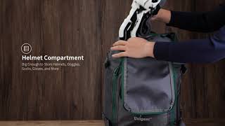 Unigear Ski Boot Bag | 50L Ski Boot Travel Backpack | Best Ski boot bag 2022