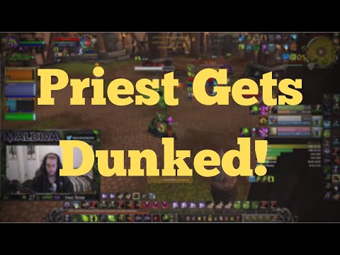 Priest Gets Dunked! - Warlock POV 3v3 Arena (BFA World of Warcraft)
