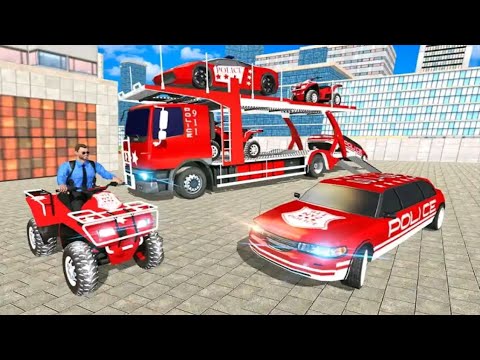 US Police Quad Bike Car Transporter Android Gameplay [HD]