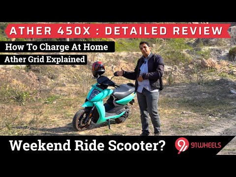 2022 Ather 450X Review With Range Test || How To Charge At Home || How To Use Ather Grid