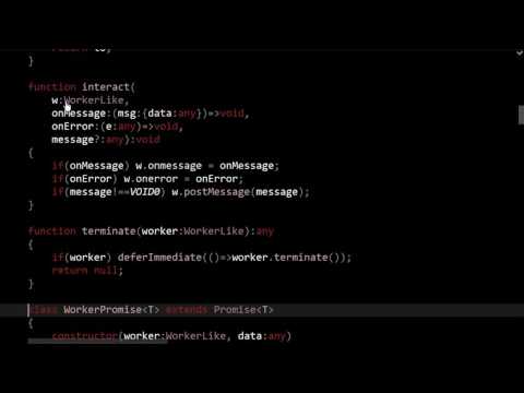 Parallel Processing In Javascript Typescript Versus C