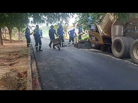 Etapa final do asfalto de Júlio Borges piaui 🇧🇷