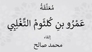 معلقة عمرو بن كلثوم - أقوى ما قيل في الفخر - مع شرح مبسط - إلقاء محمد صالح image